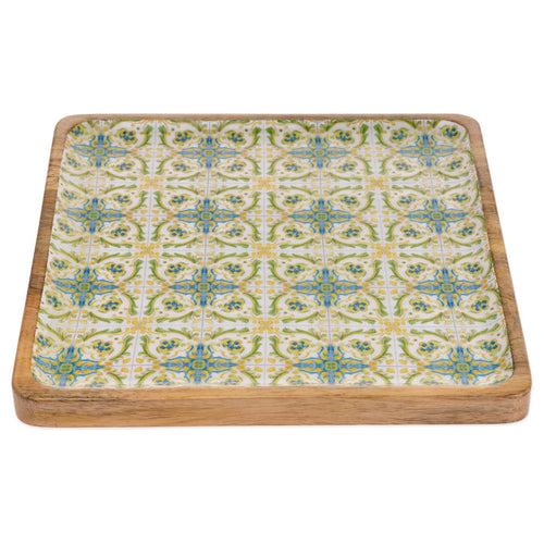 Lenger Tile Mango Wood Platter