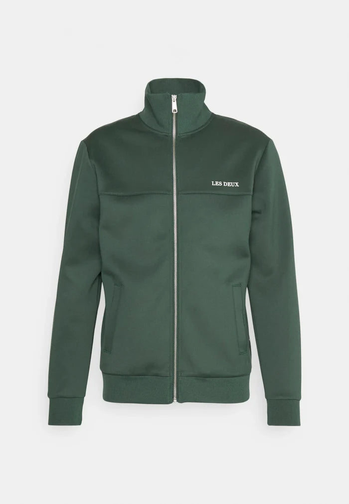 Les Deux - Ballier Track Jacket - Pine Green-Vestes et Manteaux-LDM203012