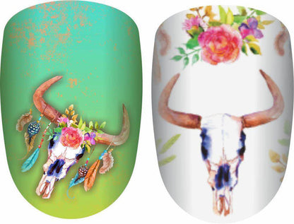 Lime Big Horn Western Nail Strip