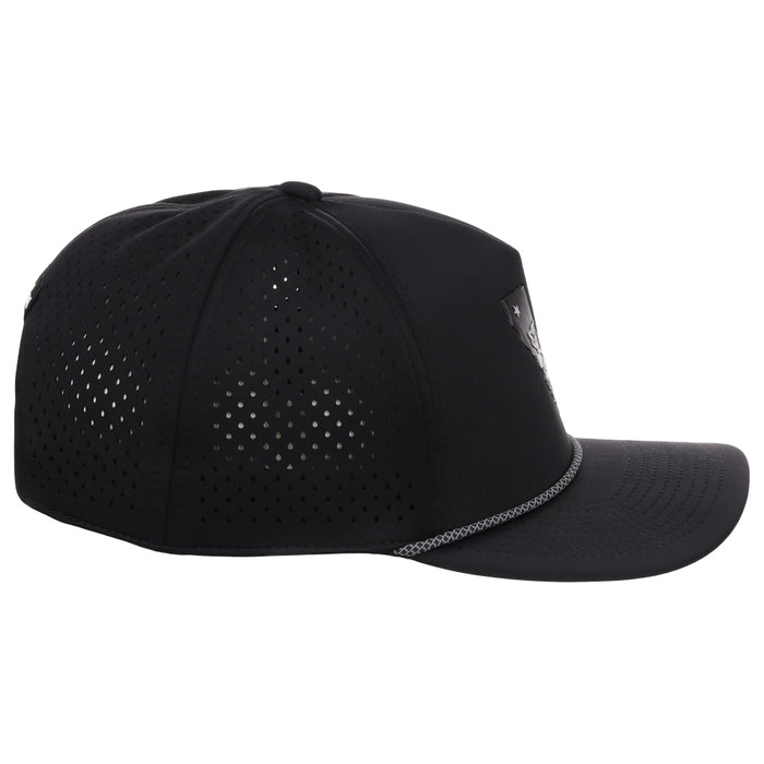Local Crowns California Reflective 5 Panel Tech w/Rope - Black