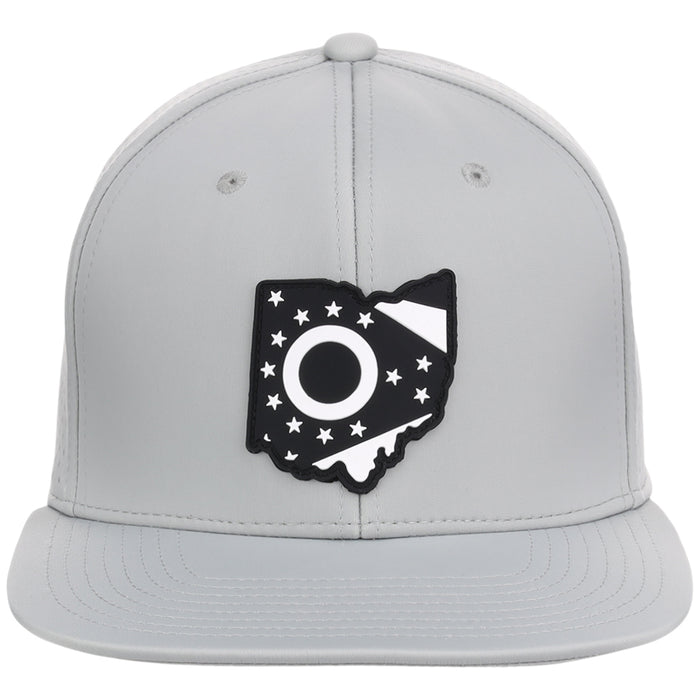 Local Crowns Ohio Performance Flat Bill - Grey