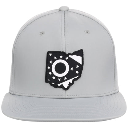Local Crowns Ohio Performance Flat Bill - Grey