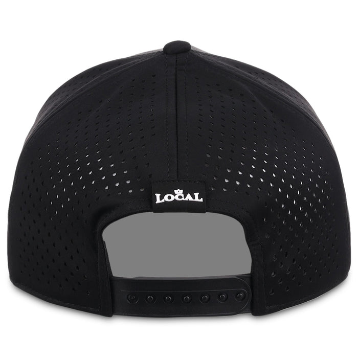 Local Crowns Ohio Reflective 5 Panel Tech w/Rope - Black