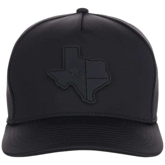Local Crowns Texas All Black Tech Cap - Black