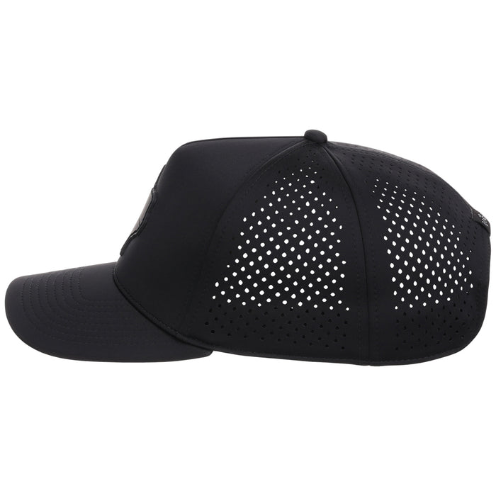 Local Crowns Texas All Black Tech Cap - Black