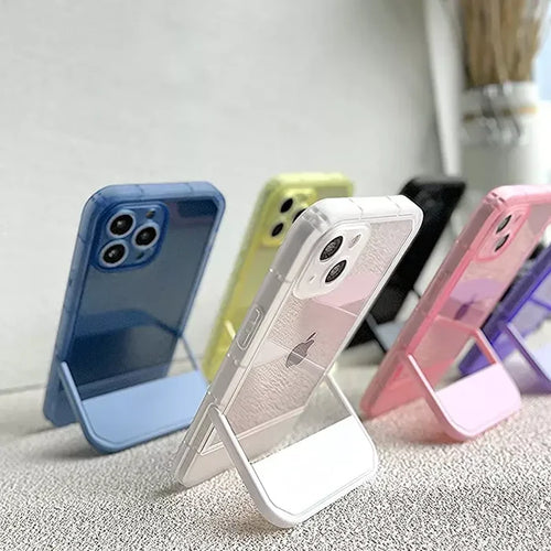 A group of four cases sitting on top of a table