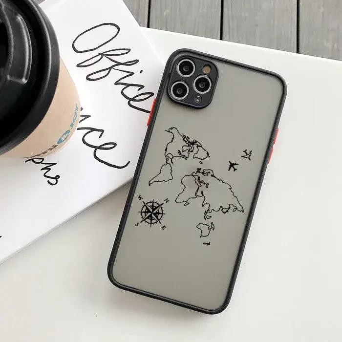 black map 7 / for iphone 13