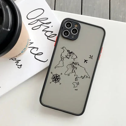 black map 7 / for iphone 13