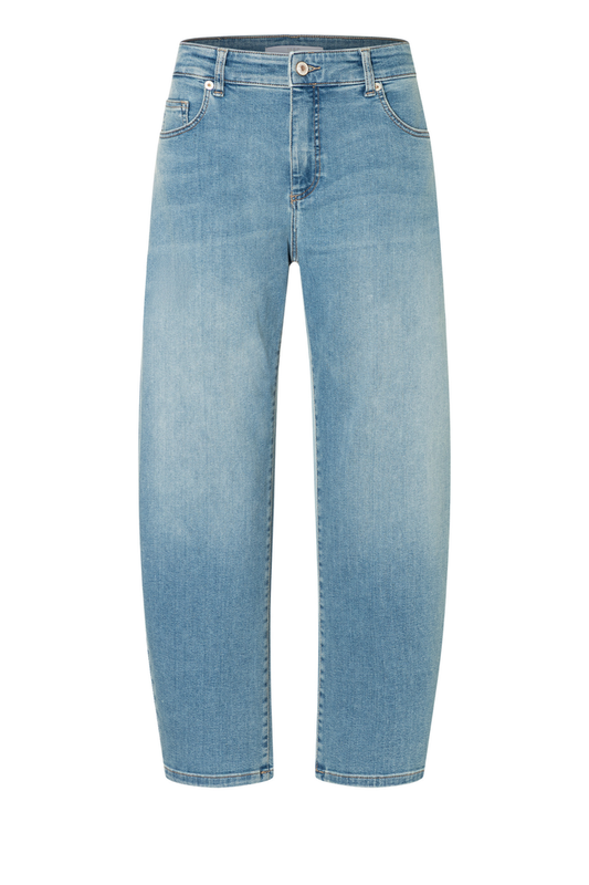 MAC Danni barrel leg jeans in D411 Scissor Blue Used light authentic denim