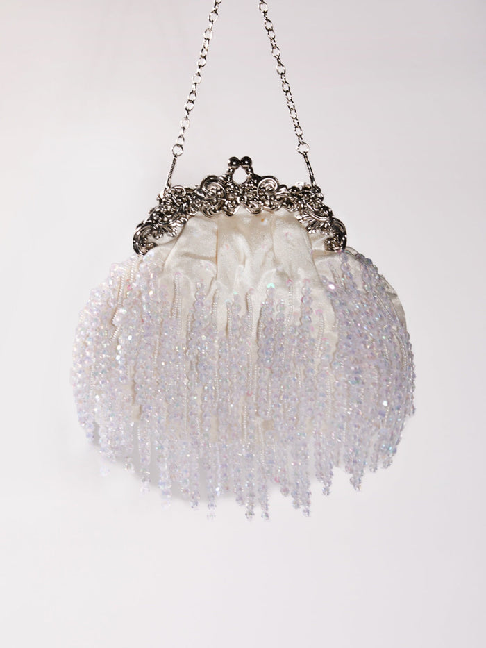 Mahola Beaded Satin Bag