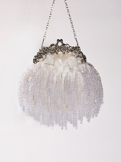 Mahola Beaded Satin Bag