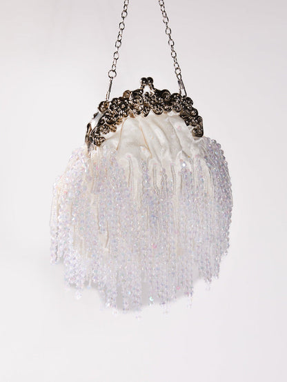 Mahola Beaded Satin Bag