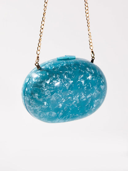 Maina Glitter Acrylic Convertible Clutch