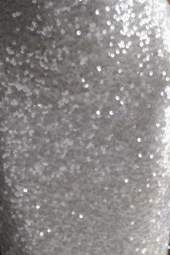 Makari Sequin Maxi Dress - White