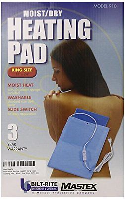 MaxHeat by SoftHeat Plus HP910 Heating Pad Moist/Dry, King Size, 12x24", 220V
