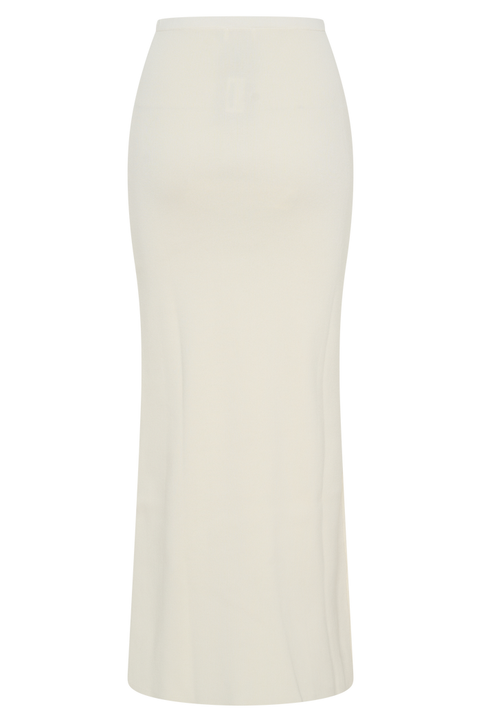 Maxine Knit Maxi Skirt - Ivory