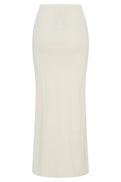 Maxine Knit Maxi Skirt - Ivory