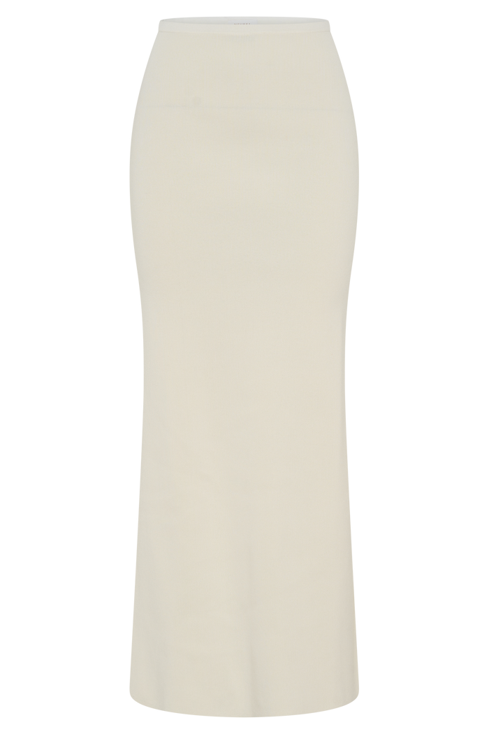Maxine Knit Maxi Skirt - Ivory