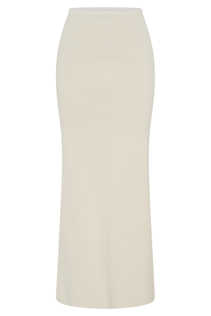 Maxine Knit Maxi Skirt - Ivory