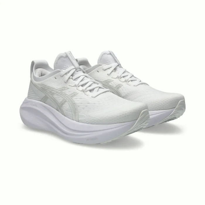 Men's Asics Gel-Nimbus 27 White/Glacier Grey-SOULIER, shoes-33-OFF