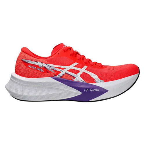 Men's Asics Magic Speed 4 Flash Red/White-SOULIER, shoes-33-OFF