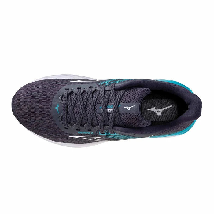 Men's Mizuno Wave Inspire 21 2E Odyssey/Grey/White-SOULIER, shoes-33-OFF
