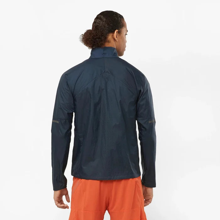 Men's Salomon Sense Flow Jacket Carbon/Carbon-Apparel-33-OFF