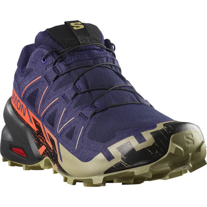 Men's Salomon Speedcross 6 Mar Bl/Black/Chert-SOULIER, shoes-33-OFF