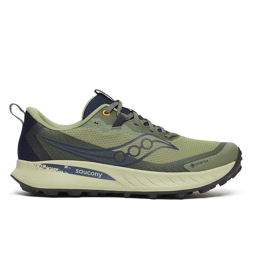 Men's Saucony Perregrine GTX HEMLOCK/NAVY-SOULIER, shoes-33-OFF