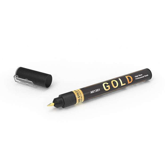 METALLIC LIQUID MARKER – GOLD AK1301