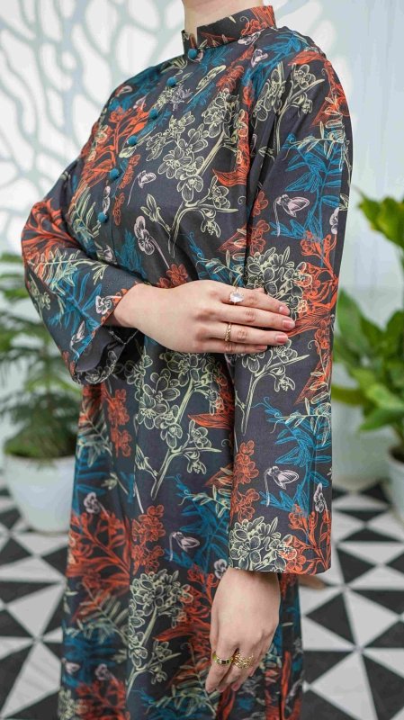 Midnight Flora  Stitched X KHUSSA (COMBO SET)