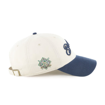 MILWAUKEE BREWERS COOPERSTOWN BALLPARK SCRIPT SHOT '47 CLEAN UP