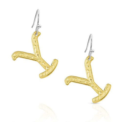 Montana Silversmith Yellowstone Y Brand Earrings
