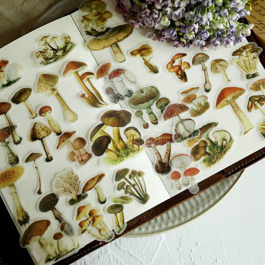 Mootu Mushroom Vellum Stickers