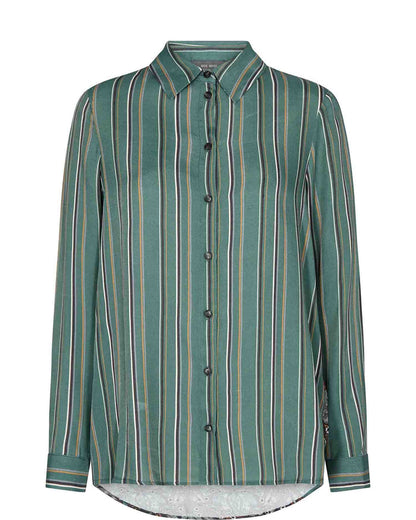 Mos Mosh Cari Aclair Shirt Blue Spruce Front