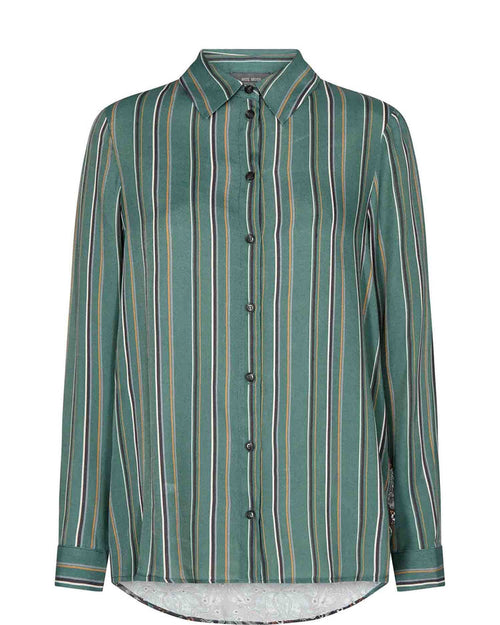 Mos Mosh Cari Aclair Shirt Blue Spruce Front