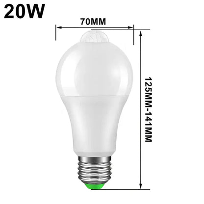 20W Motion Sensor / Warm White / E27 Motion Sensor | AC220V