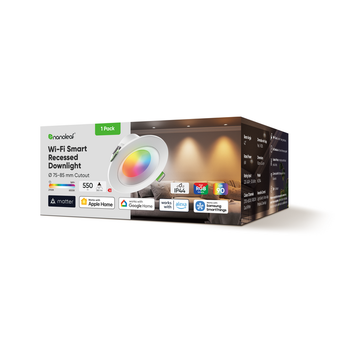 Nanoleaf Smart Recessed Downlight (Matter Over Wi-Fi)