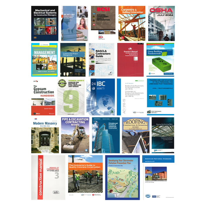 NASCLA Accredited Commercial General Building Contractor Book Package
