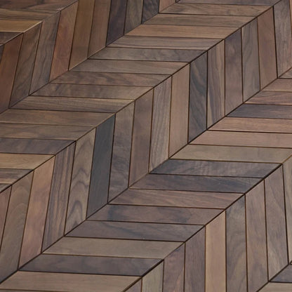 Natural Walnut Chevron Panels