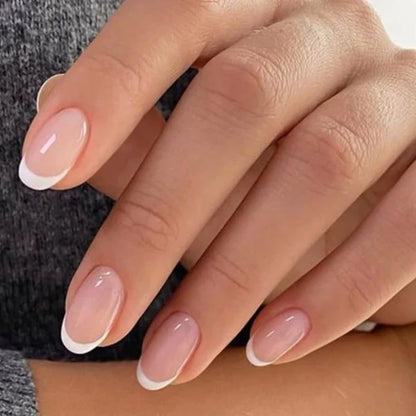 Modelones French Press On Nails #neutral french