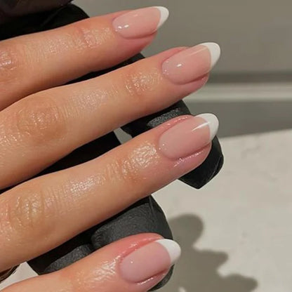 Modelones French Press On Nails #neutral french