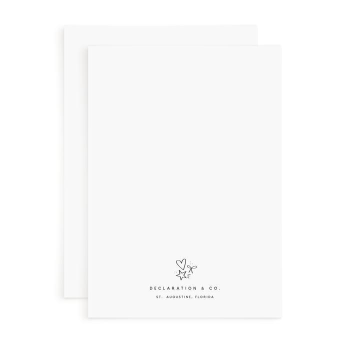 New Baby Card - Florida Alphabet - B Social Boutique