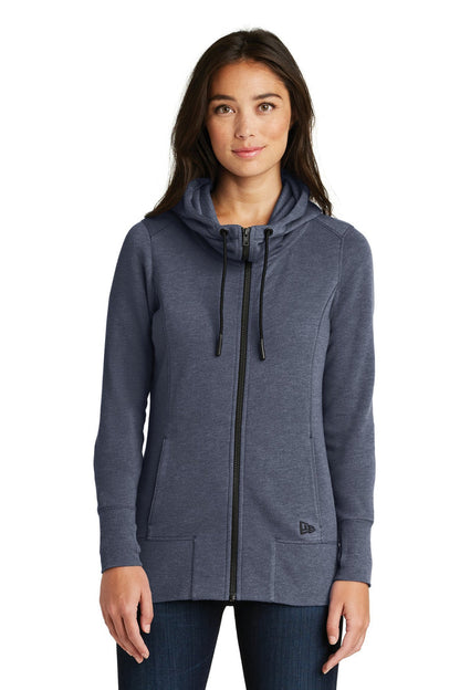 New Era  ®  Women's Tri-Blend Fleece Full-Zip Hoodie. LNEA511