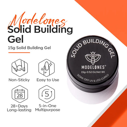 Non-Stick Hands Solid Builder Gel 15g Solid Builder Gel MODELONES #
