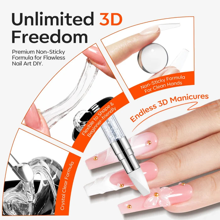 Non-Stick Hands Solid Builder Gel 15g Solid Builder Gel MODELONES #