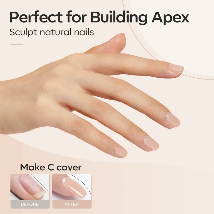 8-In-1 Nude Brown Builder Nail Gel 15ml Builder Gel MODELONES #nude-brown