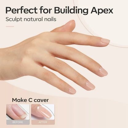 8-In-1 Nude Brown Builder Nail Gel 15ml Builder Gel MODELONES #nude-brown
