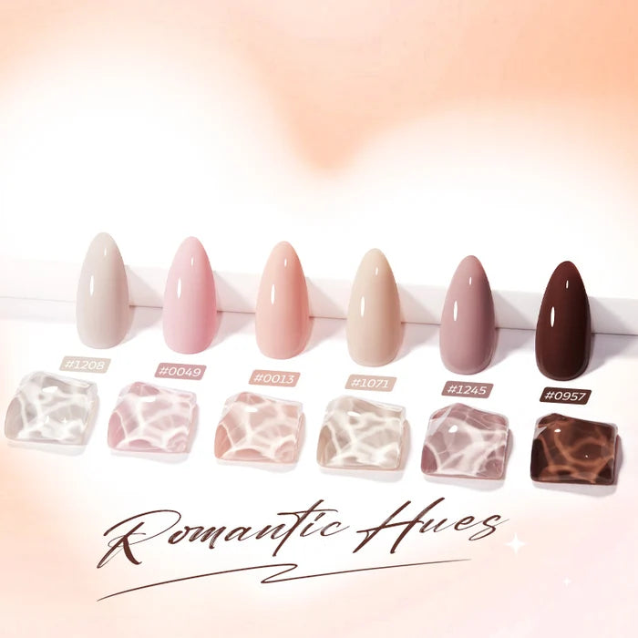 Nude Latte Gel Polish Set MODELONES #nude latte