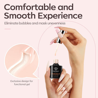 8-In-1 Nude Pink Builder Nail Gel 15ml Builder Gel MODELONES #